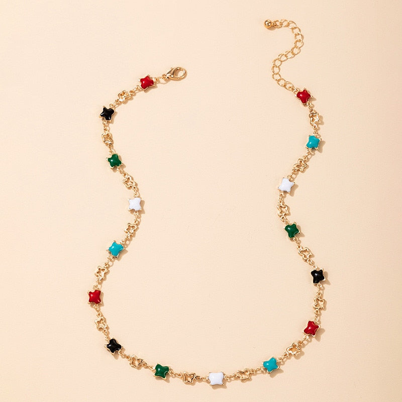 Simple Bohemia Elegant Choker Tassel Necklace
