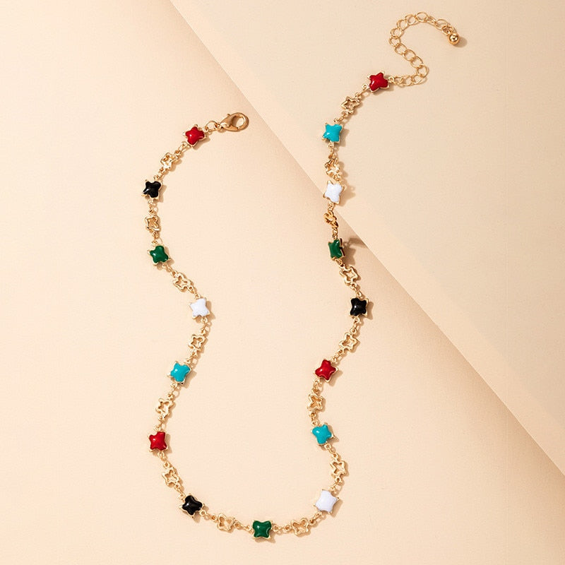 Simple Bohemia Elegant Choker Tassel Necklace