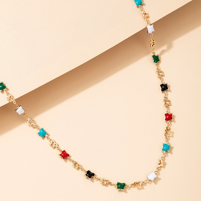 Simple Bohemia Elegant Choker Tassel Necklace
