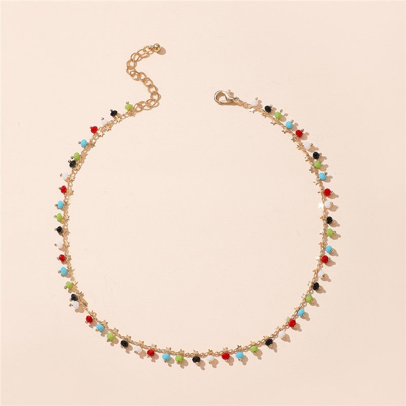 Simple Bohemia Elegant Choker Tassel Necklace