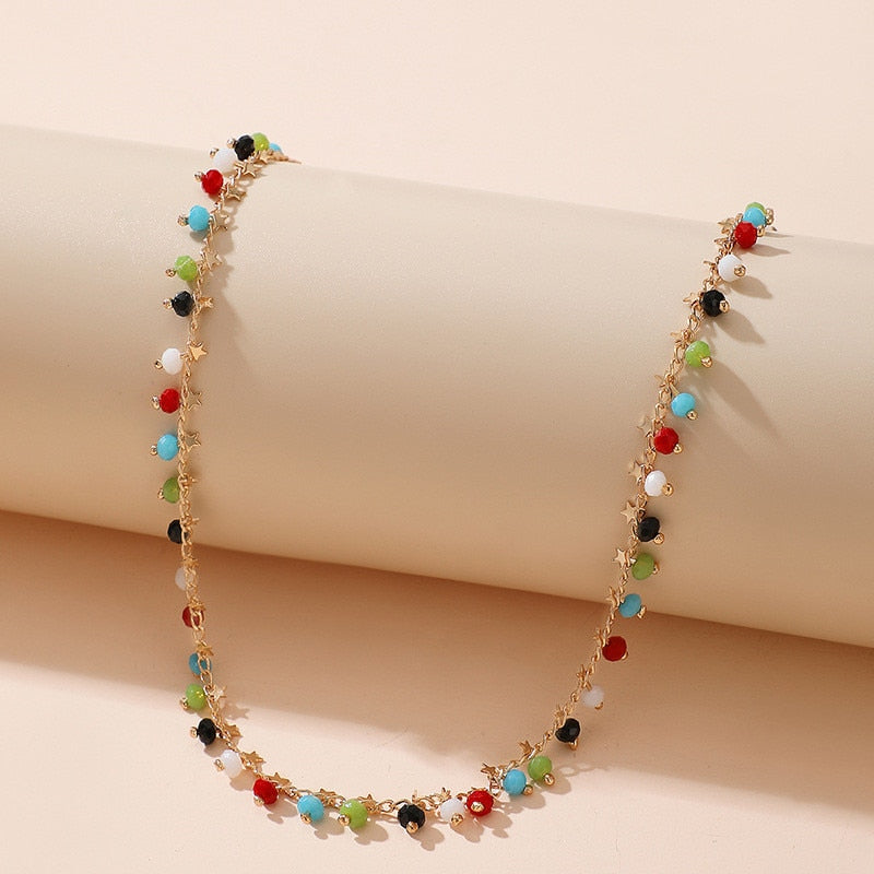 Simple Bohemia Elegant Choker Tassel Necklace