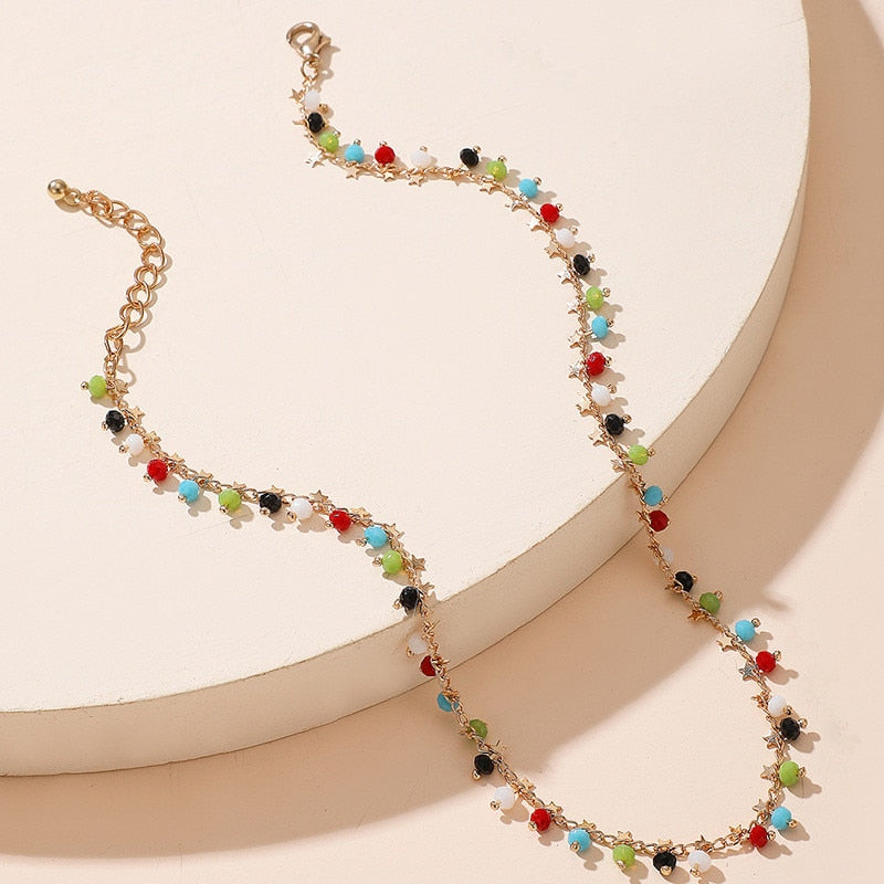 Simple Bohemia Elegant Choker Tassel Necklace
