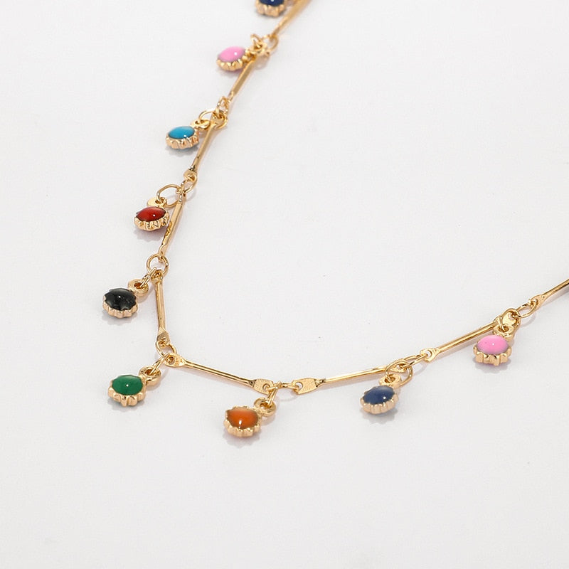 Simple Bohemia Elegant Choker Tassel Necklace