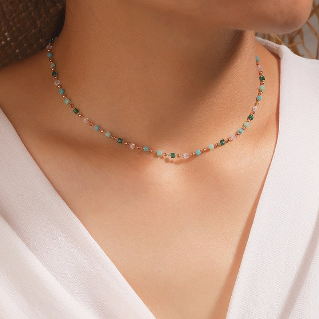 Simple Bohemia Elegant Choker Tassel Necklace