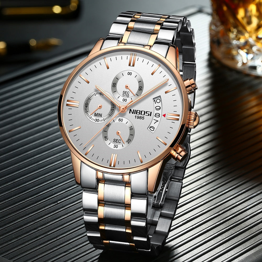 2pcs/set Couple    Sport Waterproof Elegant Women's Watch
