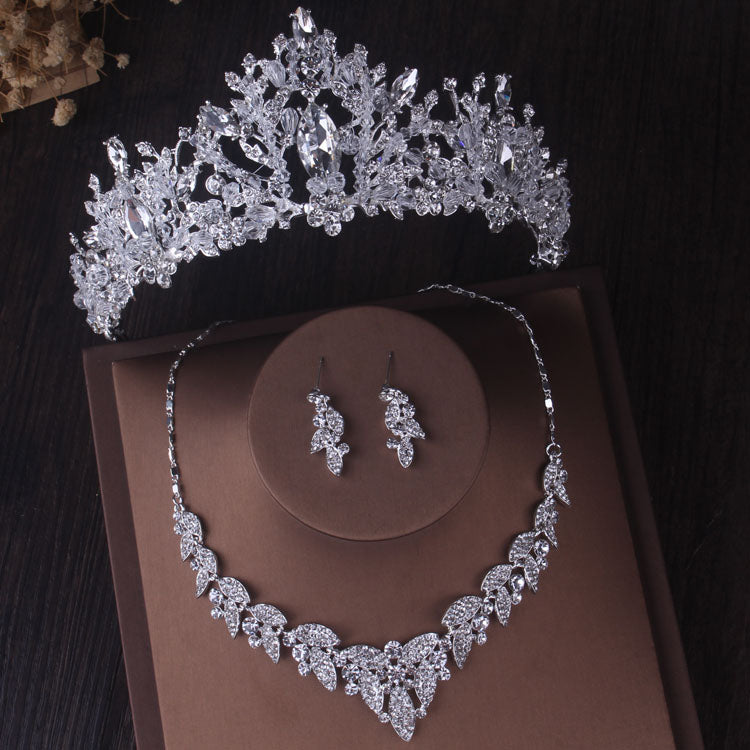 Luxury Baroque Crystal African Bridal Jewelry Sets