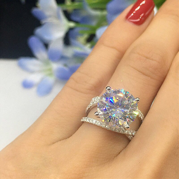 Luxury Cross Design Women's Ring