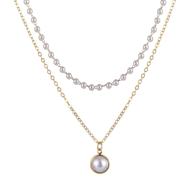 Vintage Multilayer Pendant Butterfly Necklace