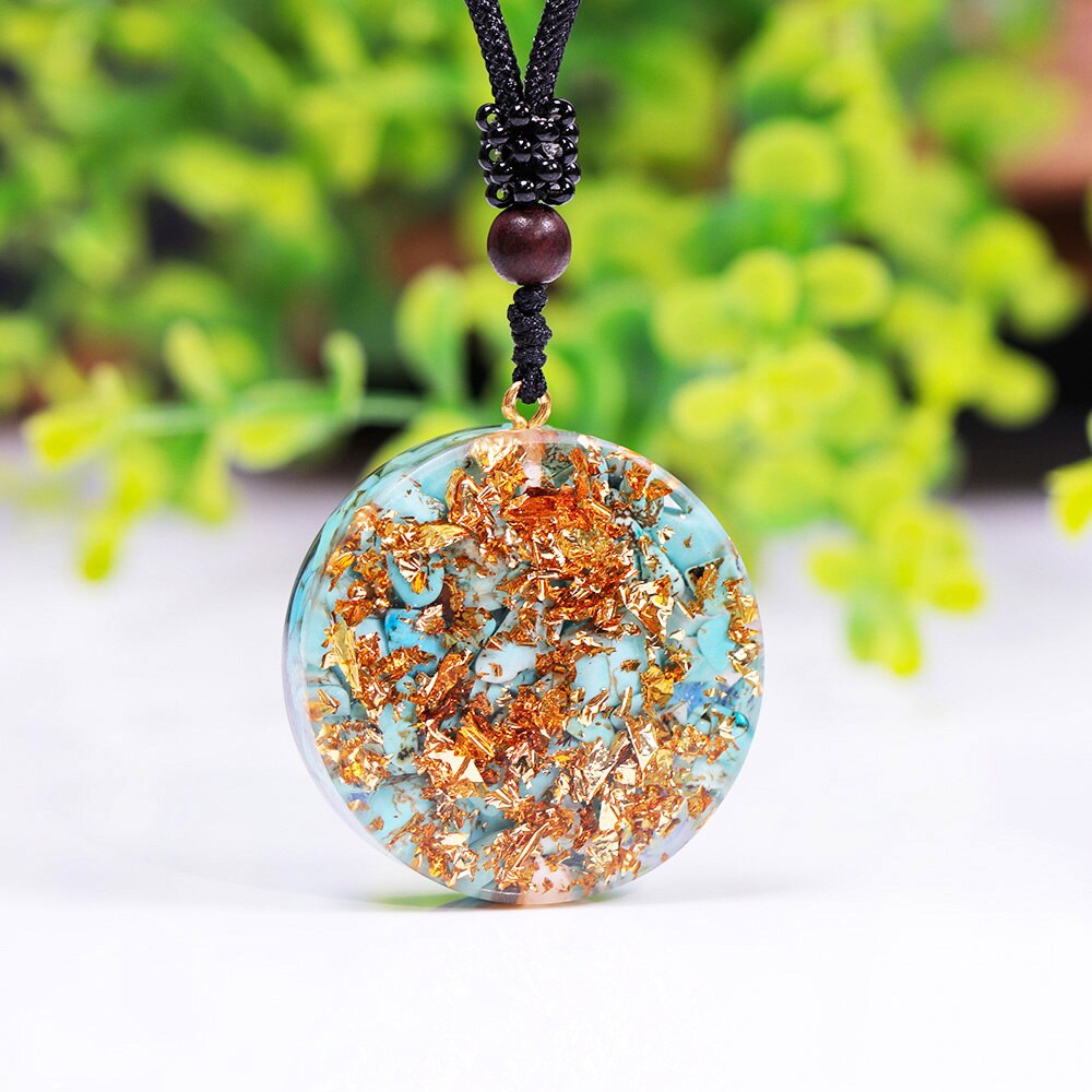 Tree Of Life Orgonite Necklace Crystal Pendant
