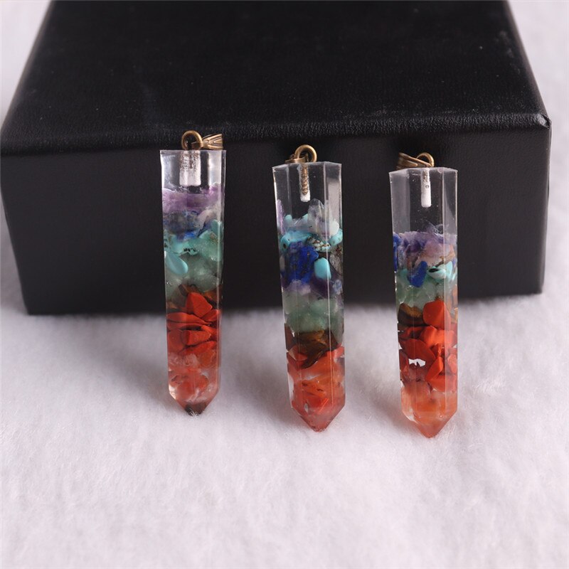 12pcs Chakra energy Yoga Meditation Necklace Pendants