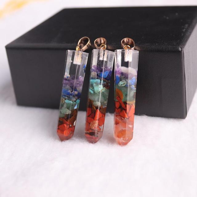 12pcs Chakra energy Yoga Meditation Necklace Pendants