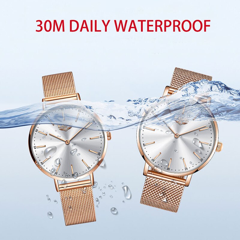 Luxury Ultra Thin Simple Couple Watches  Couple Gift Quartz Wristwatches
