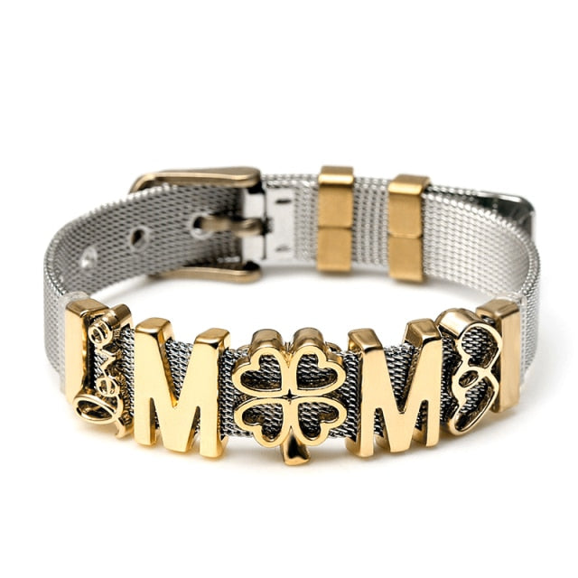 Colorful Stainless Steel Mesh Watch Belt Bracelets For Women