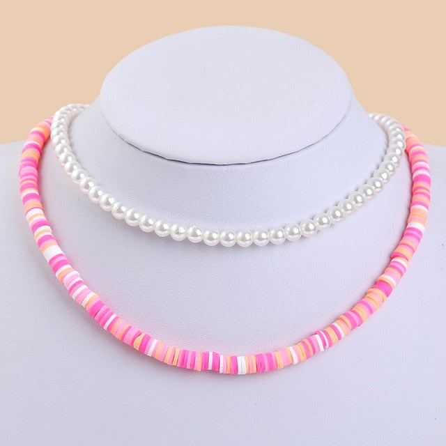 Bohemian Multicolor Beaded Necklaces