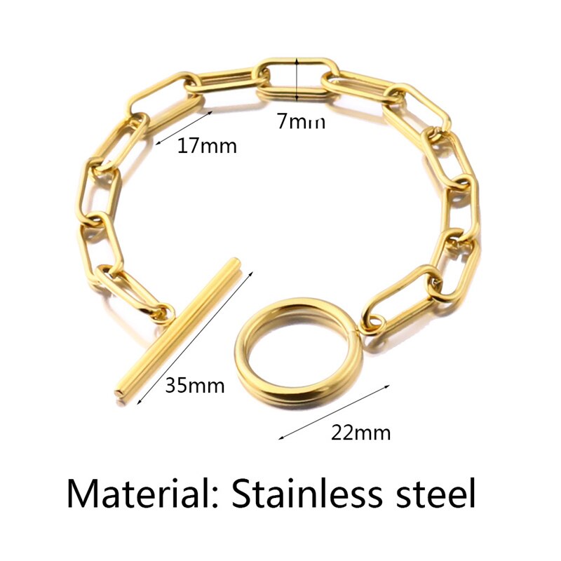 Men Gold Bracelets Hand-chain Fashion Jewelry Accessories Gifts