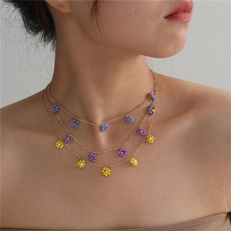 Simple Bohemia Elegant Choker Tassel Necklace