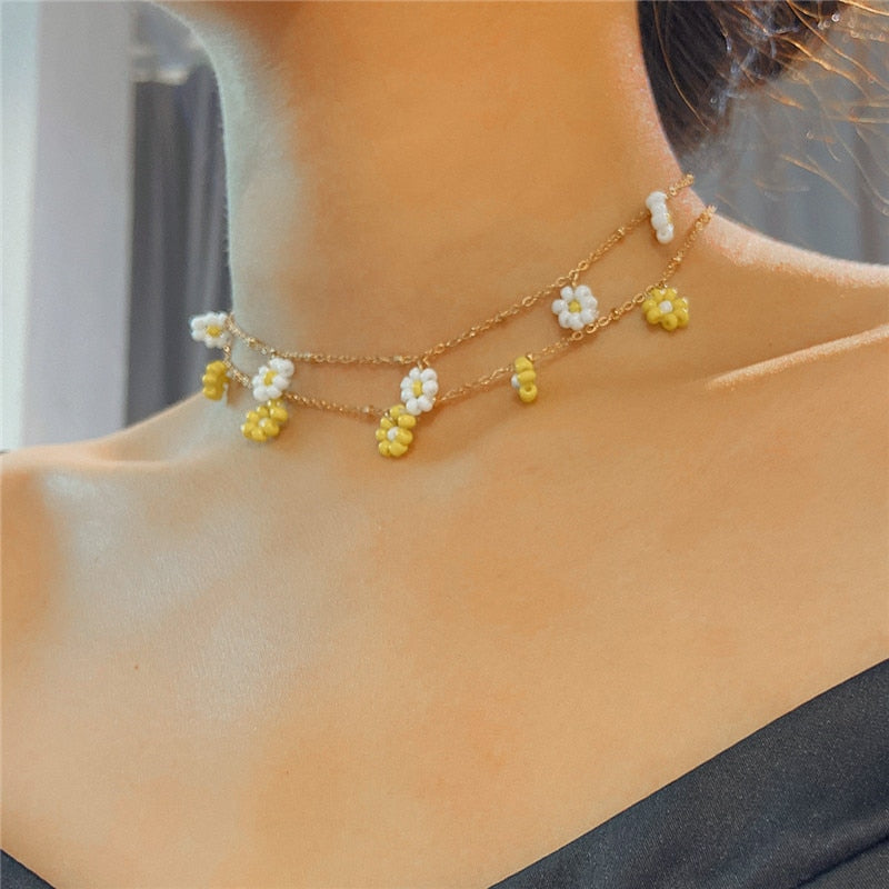 Simple Bohemia Elegant Choker Tassel Necklace