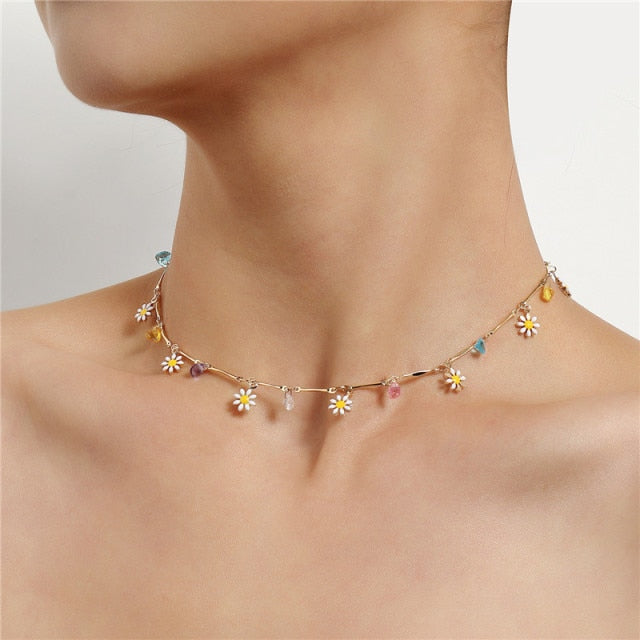 Simple Bohemia Elegant Choker Tassel Necklace