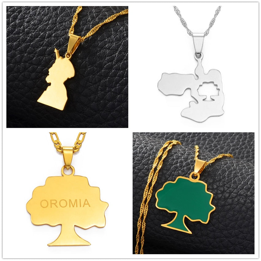 Ethiopia Oromia Pendant and Necklaces