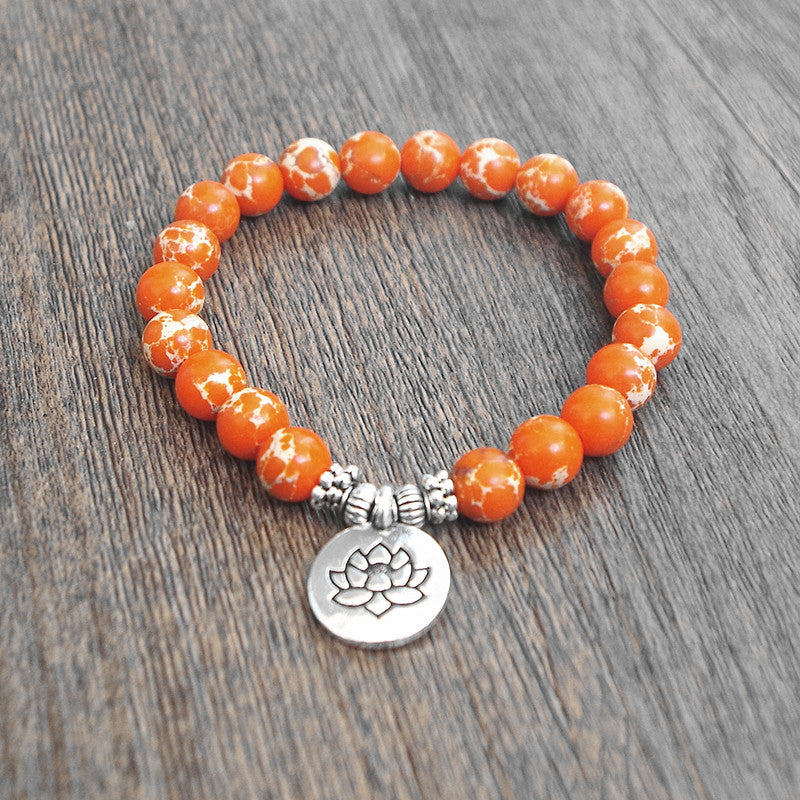 Natural Stone Yoga  Chakra Mala Prayer Beads