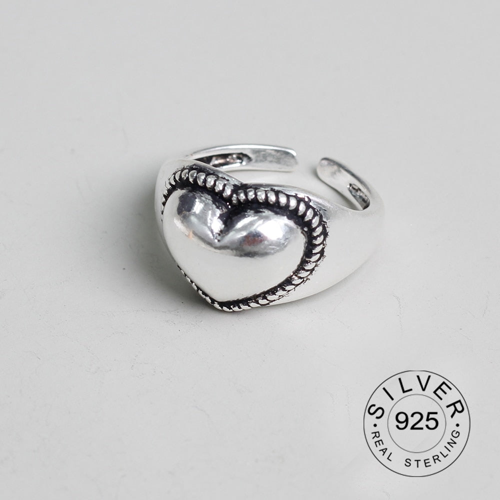 2 layered black Minimalist Thin Circle Gem Rings