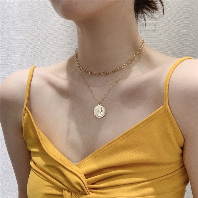 Vintage Multi Layered Women's Necklaces