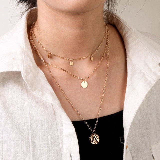 Vintage Multi Layered Women's Necklaces