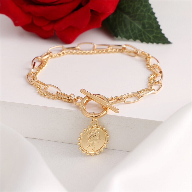 Bohemian Geometric Double Layer Bracelets