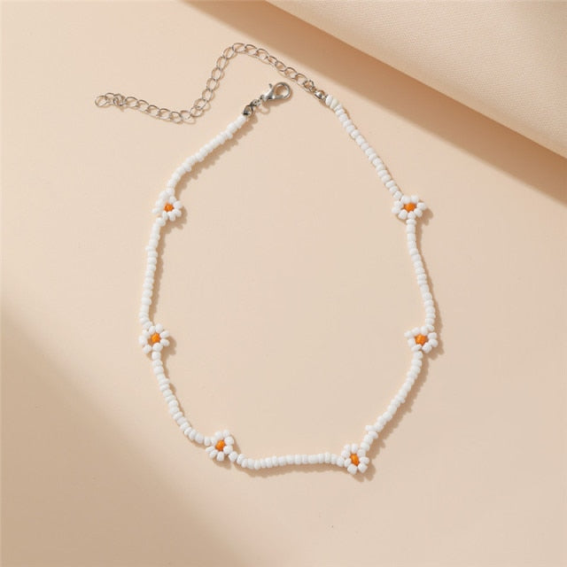 Bohemian Colorful Bead Shell Necklace