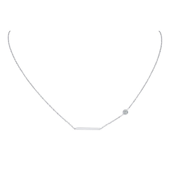 Delicate Petite Sideway Cross Necklaces Pendant