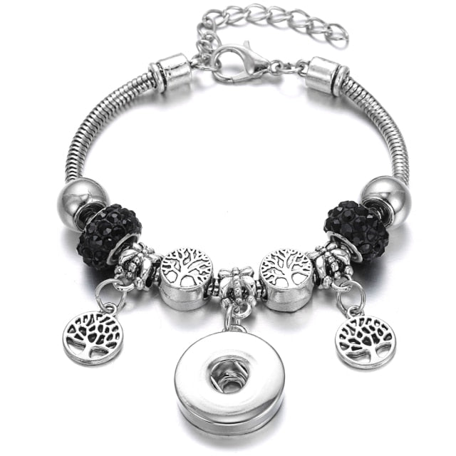 Snap Button Jewelry Bracelet