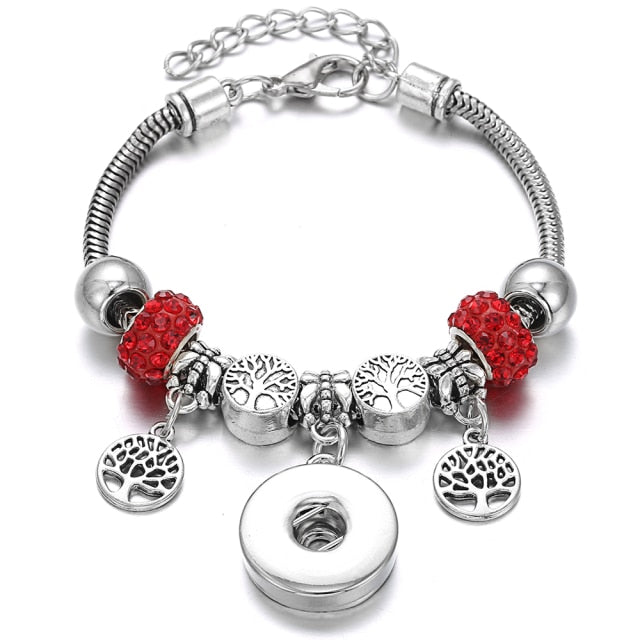 Snap Button Jewelry Bracelet