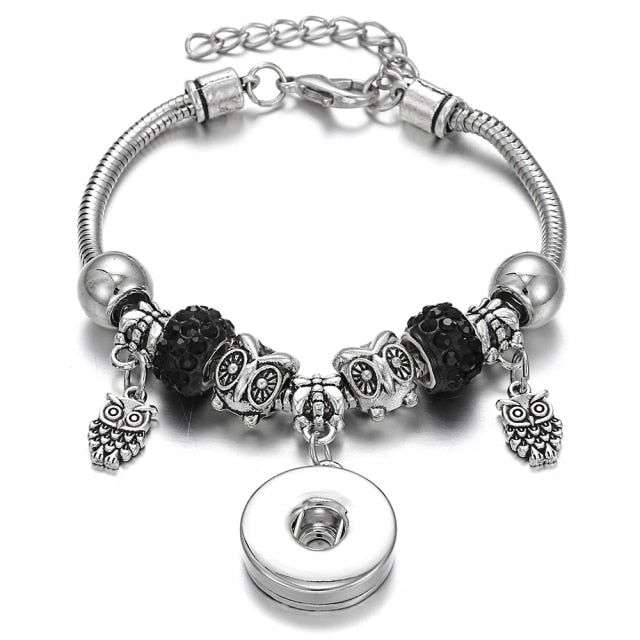 Snap Button Jewelry Bracelet