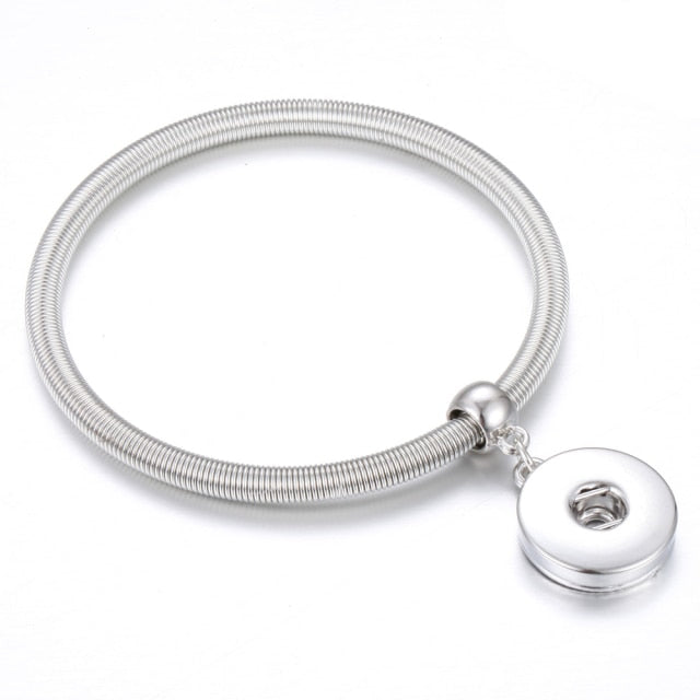 Snap Button Jewelry Bracelet