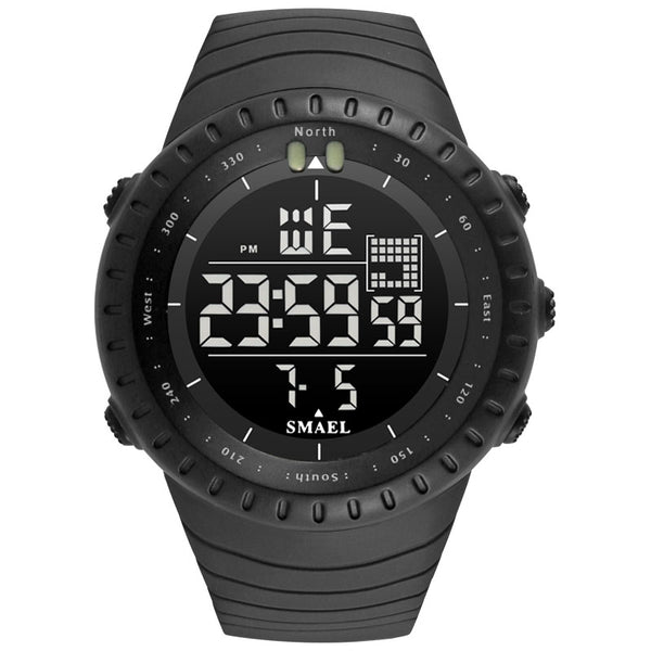 Reloj de pulsera moderno de lujo para hombre, resistente al agua, con cronógrafo LED, fecha y día.
