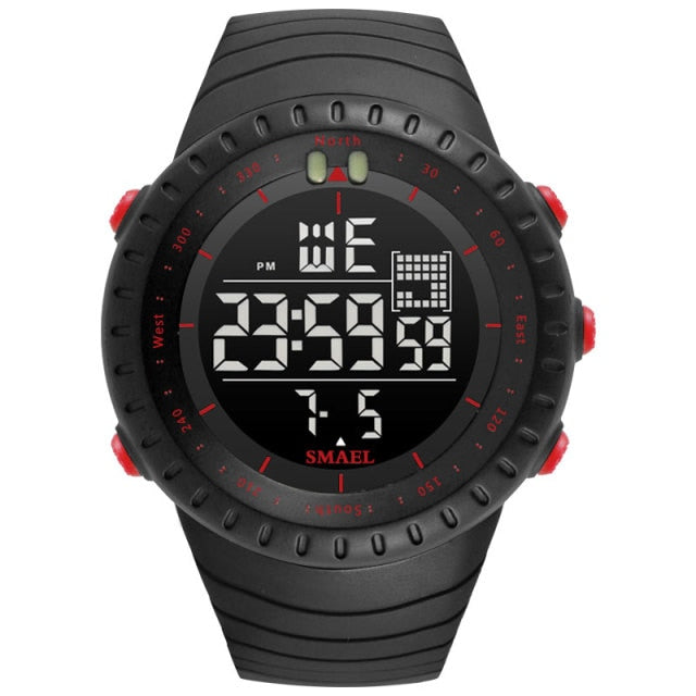 Luxury Waterproof Modern Clock Male Day-Date LED Chronograph Wristwatches