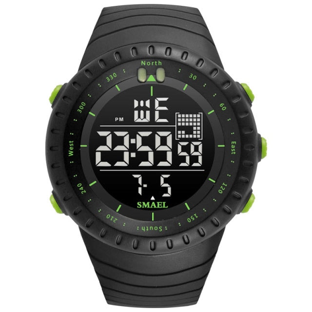 Luxury Waterproof Modern Clock Male Day-Date LED Chronograph Wristwatches