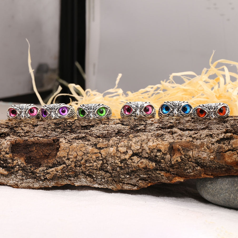 Charming Fashion Cute Little Owl Lovers Ring