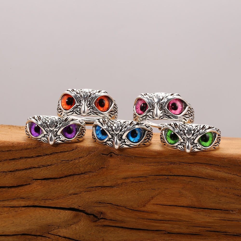 Charming Fashion Cute Little Owl Lovers Ring