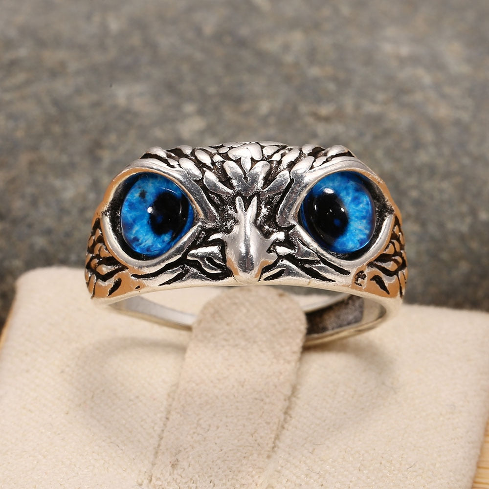 Charming Fashion Cute Little Owl Lovers Ring