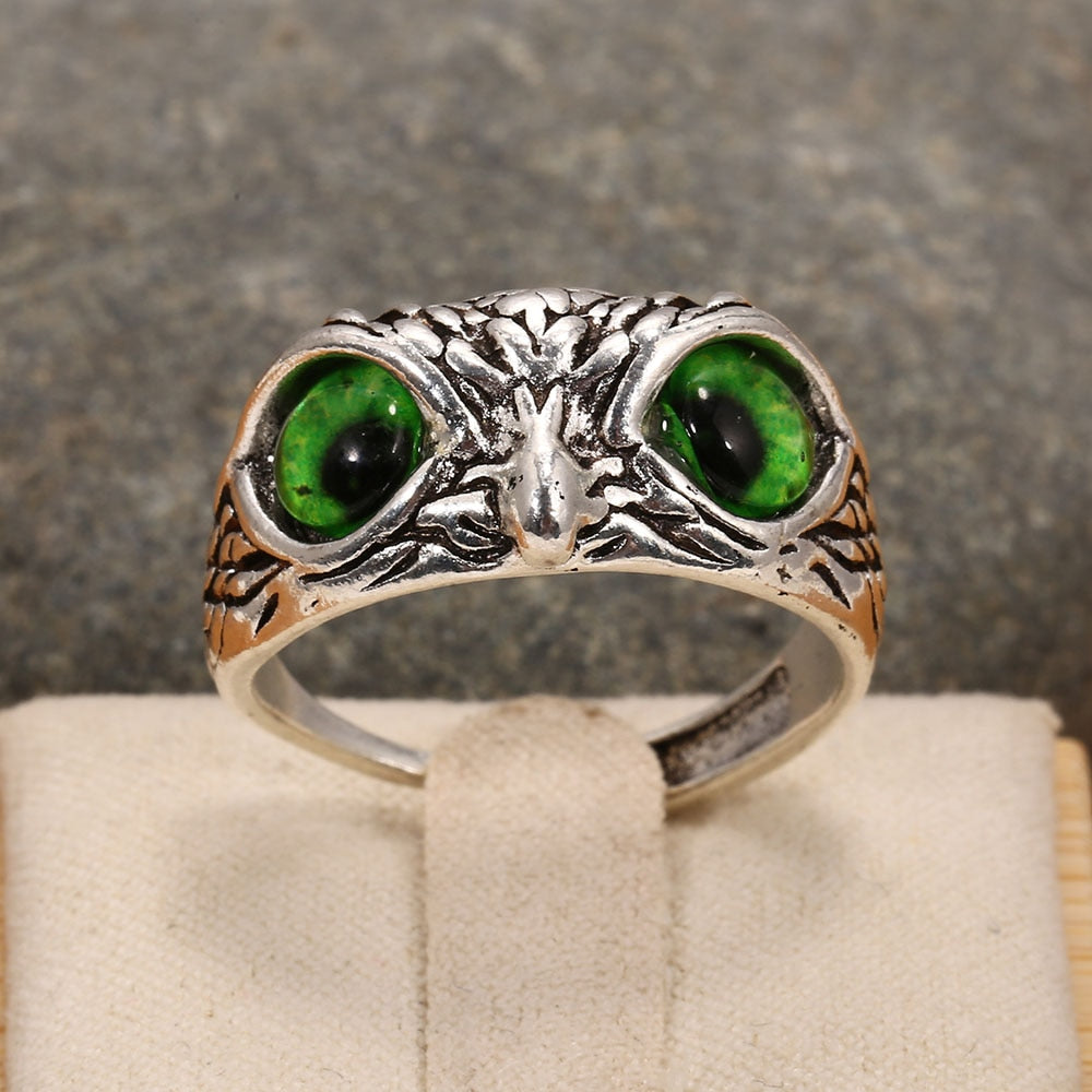 Charming Fashion Cute Little Owl Lovers Ring