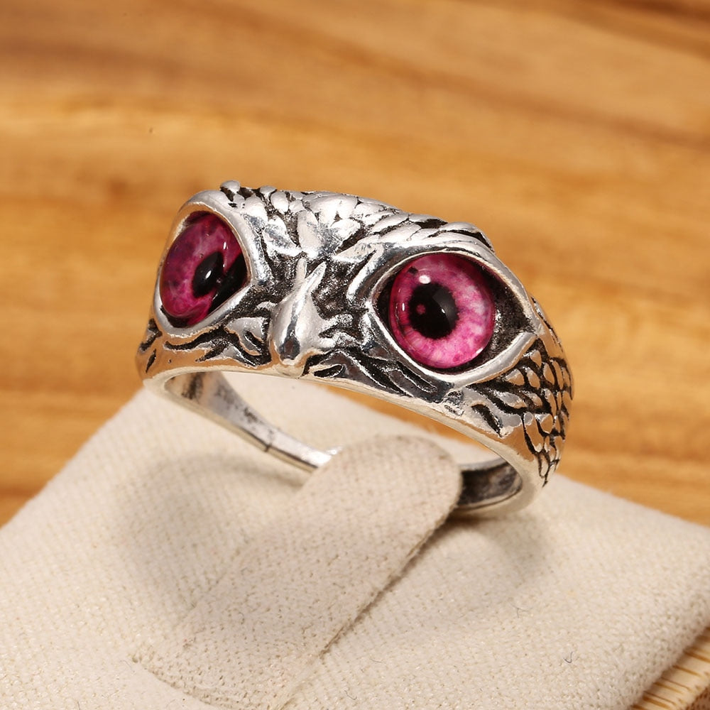 Charming Fashion Cute Little Owl Lovers Ring