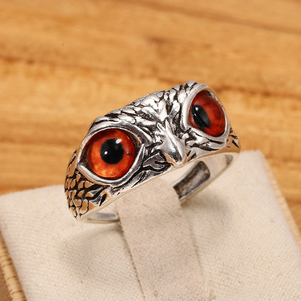 Charming Fashion Cute Little Owl Lovers Ring