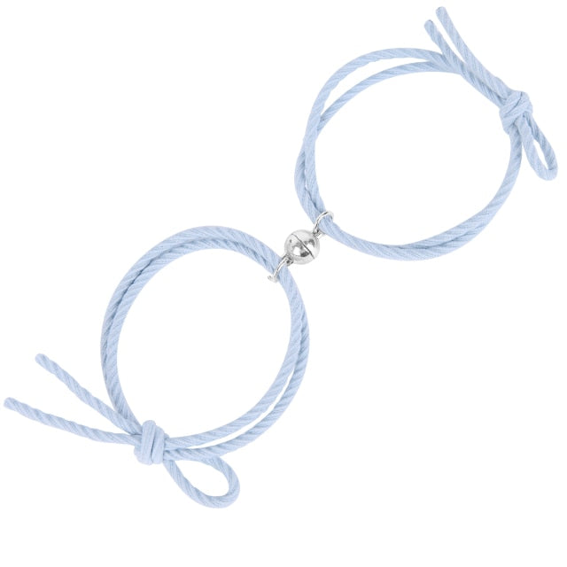 Magnetic Bracelet Stainless Steel Love Heart Pendant