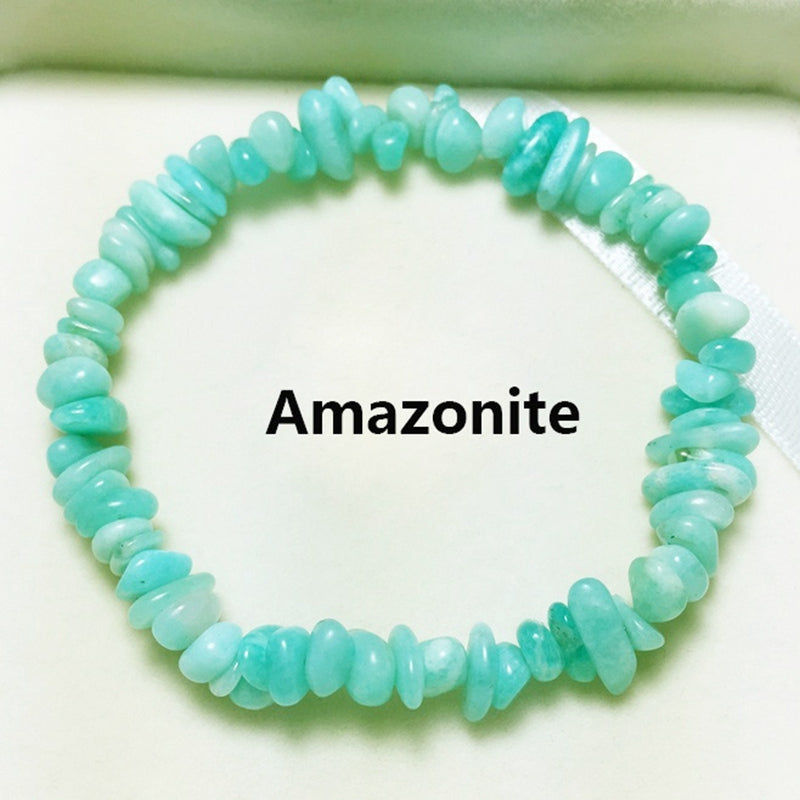 Irregular Natural Crystals 7 Chakras Stone Bracelet