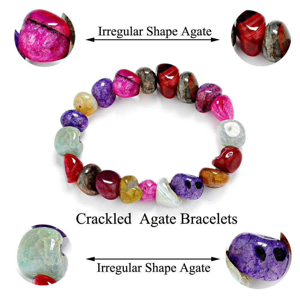 Crack Irregular  The Shape of Mixed Color Bracelet