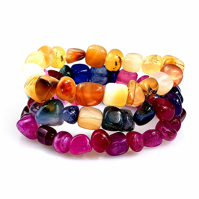 Crack Irregular  The Shape of Mixed Color Bracelet