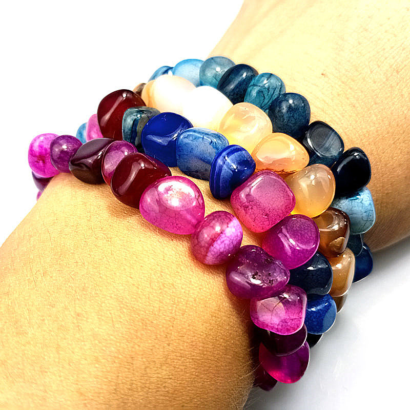 Crack Irregular  The Shape of Mixed Color Bracelet