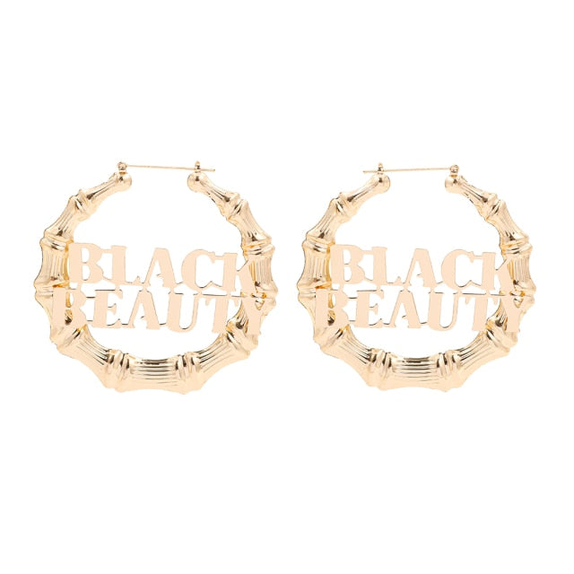 Punk Rock Over Size Geometric Hoop Earrings