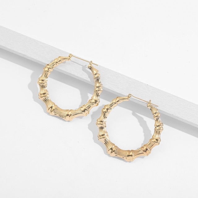 Punk Rock Over Size Geometric Hoop Earrings